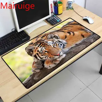 

Mairuige Game Mouse Pad Tiger Pattern Mousepad Game Console Accessories Computer Notebook Game Desk Wireless Charging Mouse Pad