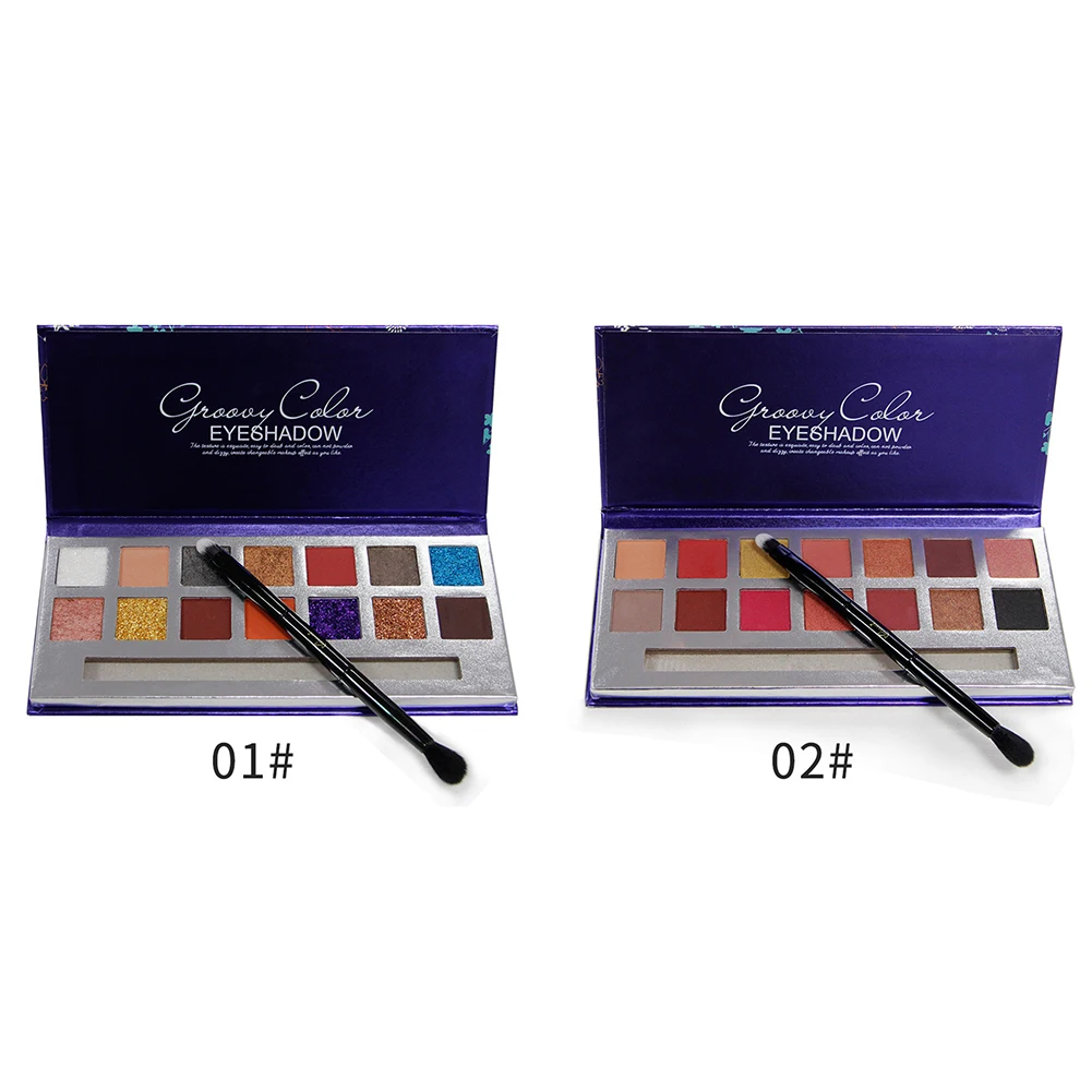 NICEFACE 1Eye Shadow косметическое матовое стекло с перламутровым эффектом водостойкие блестящие тени для век Палитра