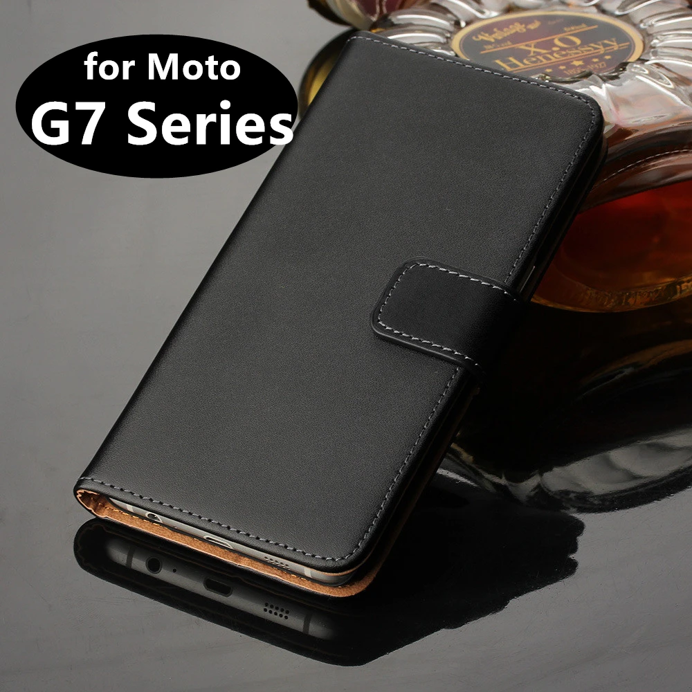 Премиум кожаный флип-чехол Роскошный чехол-портмоне для Motorola Moto G7 Play/G7 power/G7 Plus держатель для карт кобура чехол для телефона GG