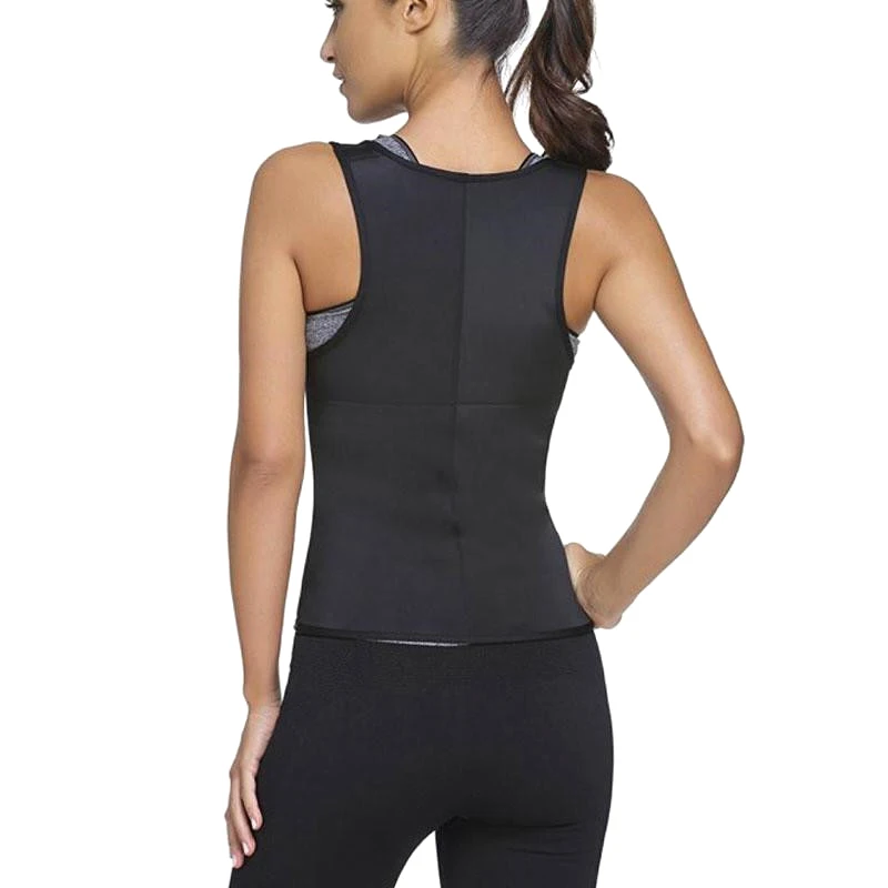

Hot 2pcs/set Women Slimming Vest Body Shaping Fast Dry Sweat Absorption Slim Fit Tops for Sports CGU 88