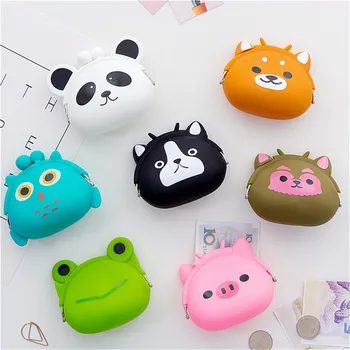 

Cute Cartoon Animals Coin Purse Small Wallet Key Money Coin Bag Portable Wallet Children Prize Women Girl Kawaii Cat Purse