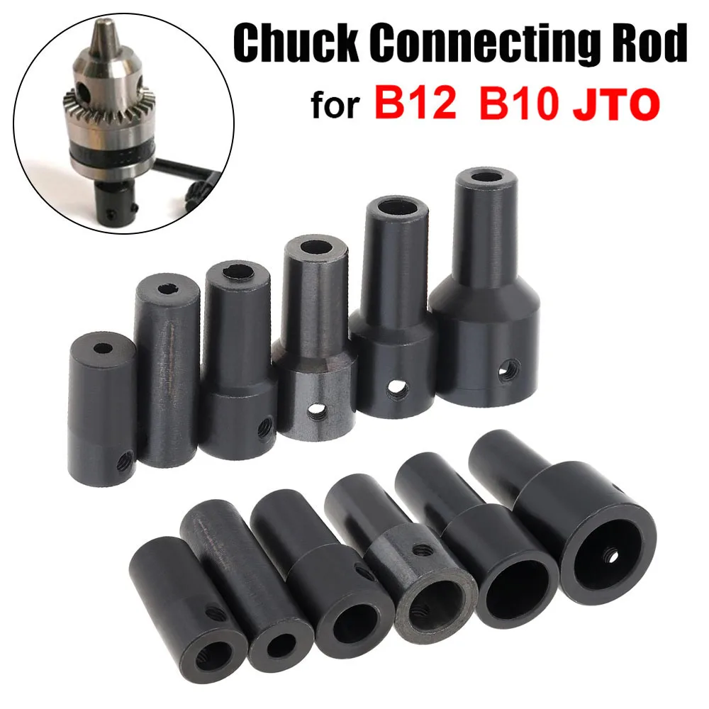 B12-B10-JTO-Drill-Chuck-Connecting-Rod-Sleeve-Motor-Shaft-Adapter-Steel ...