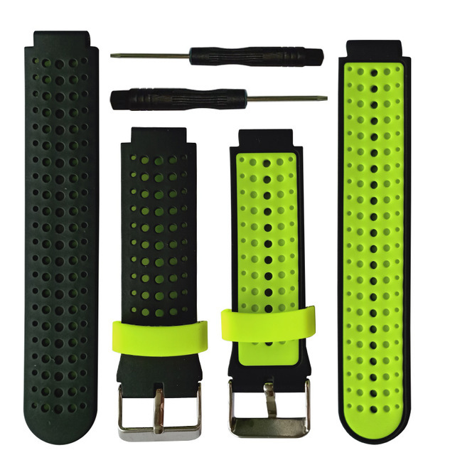 Bands For Garmin Forerunner 220 Watch Band Silicone Bracelet For Forerunner 230/620/630/735XT/235 Lite Replacement Strap