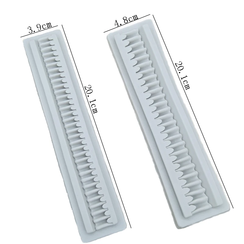 Ruffle Molds Fondant Cake Decorating Tools Silicone Molds Sugarcrafts Chocolate Baking Tools for Cakes Gumpaste Fimo