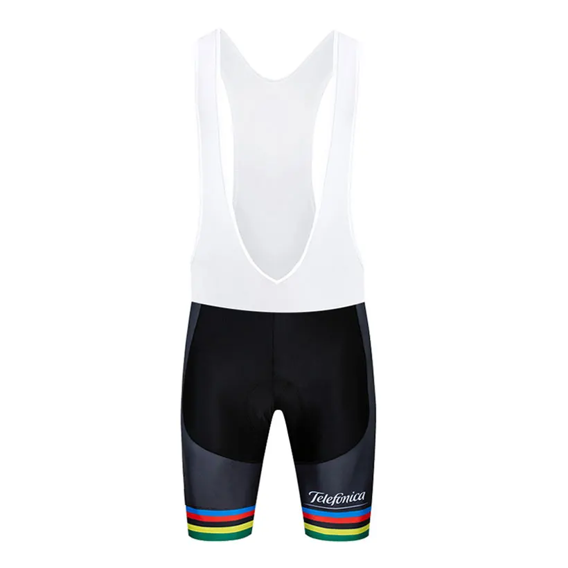 Movistar Pro мужские велосипедные Шорты ropa ciclismo hombre team летняя одежда для велоспорта быстросохнущая одежда с коротким рукавом для велоспорта pro maillot - Color: black-shorts-1