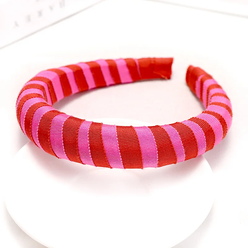 CN Girls Thin Padded Headbands For Women Girl Head Hair Hoop Solid Bezel Headband Elegant Hairband Womens Hair Accessories