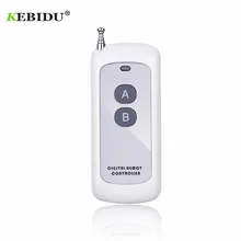 Controle remoto 433mhz kebidu sem fio, antena rf, módulo de controle remoto com 2/4 botões