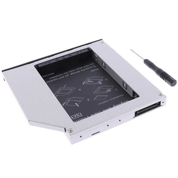 

12.7mm Aluminum Alloy 2nd HDD Caddy IDE to SATA 2.5" HDD SSD Case Hard Disk Enclosure