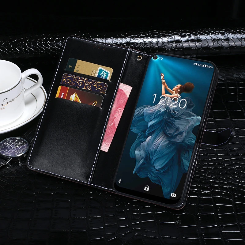 Бумажник из кожи крокодила чехол для Oukitel C17 Pro Чехол 6,3" роскошный флип пу мешки кожаные для телефона чехол Oukitel C17Pro