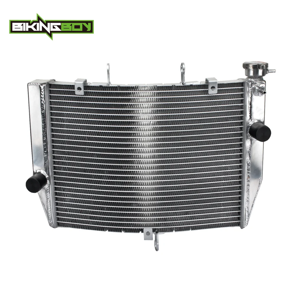 

BIKINGBOY For Kawasaki ZX6R ZX-6R Ninja ZX600R 2009 2010 2011 2012 09-12 Aluminum Engine Water Cooling Radiator Cooler