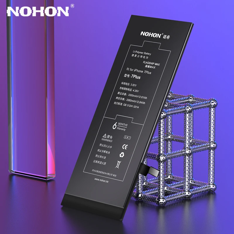 NOHON батарея для Apple iPhone 7 8 Plus SE 7Plus 8 Plus iPhone7 iPhone8 7G 8G мобильный телефон литий-полимерная батарея Бесплатные инструменты