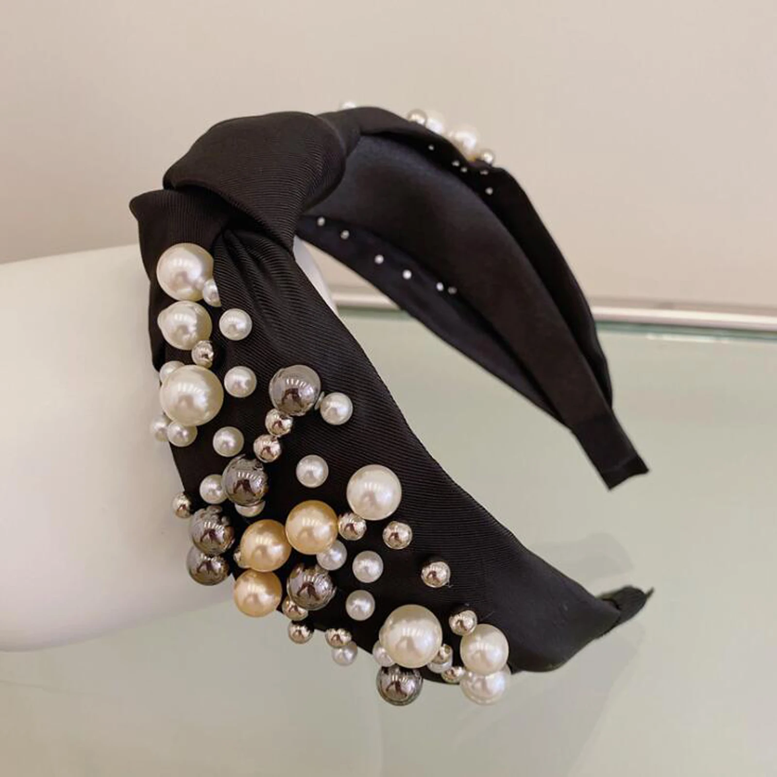 black hairband