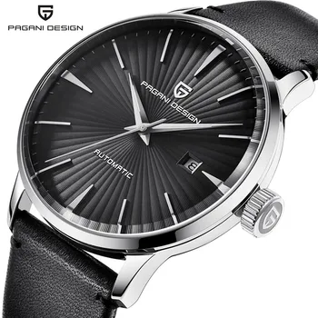 

PAGANI DESIGN Luxury Brand New Fashion Mens Watches Waterproof Leather Strap Casual Automatic Mechanical Watch Relogio Masculino