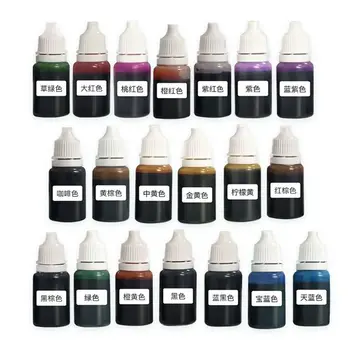 

20 Pcs/set 20 Color UV Resin Pigment Liquid Epoxy Dye DIY Art Jewelry Making Painting Crafts Concentrated Colorant