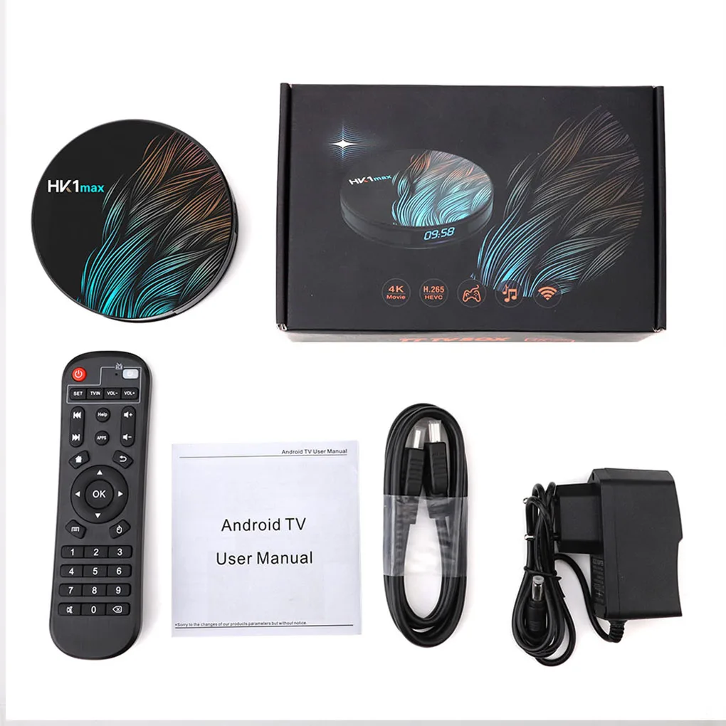 

Smart TV Box 4K Resolution HD Output RK3328 Chip Television Online Player Topbox Remote Control Set USB 3.0 Support