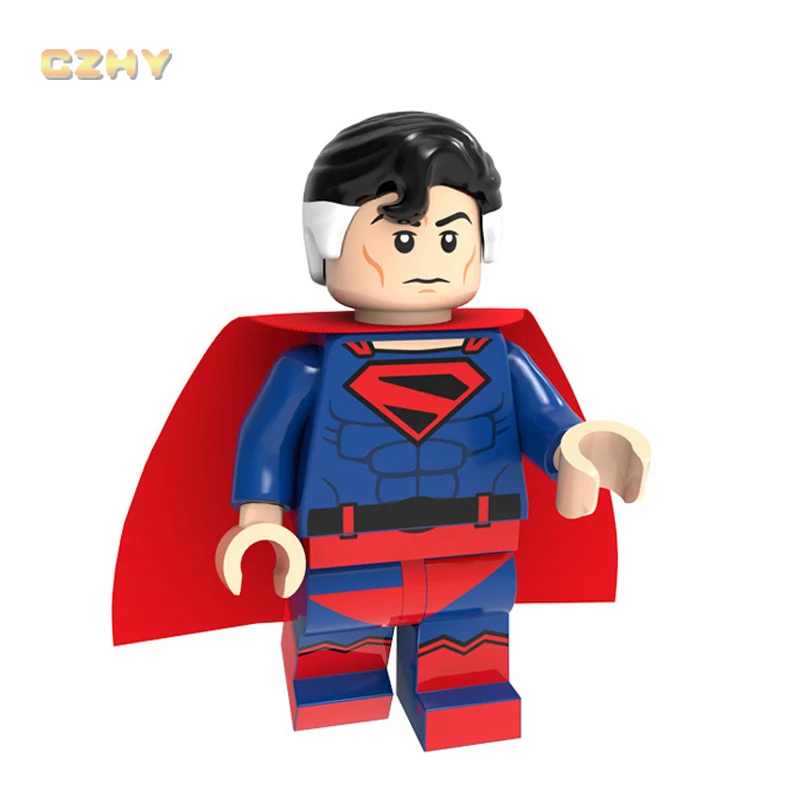 

Superman Super Heroes Legoeinglys MINIFIGURed Building Blocks Crossbones Cat Starhawk Bricks Model For Children Toys PG1908