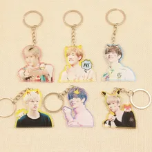 Сегмент yi en сопутствующие товары GOT7 украшенный настоящий человек акриловое волокно кулон брелок 053