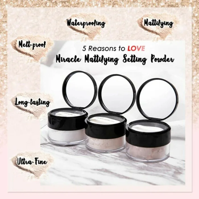 Makeup Mattifying Setting Powder Oil Control Concealing Waterproof Hydrating Foundation Powder Dropshipping SMJ