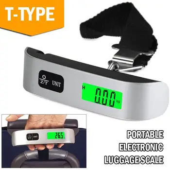 

50kg Luggage Weight Scale Accurate Durable Luggage Scale Digital Weight Scale Suitcase Hanging Portable Kitchen Accessories