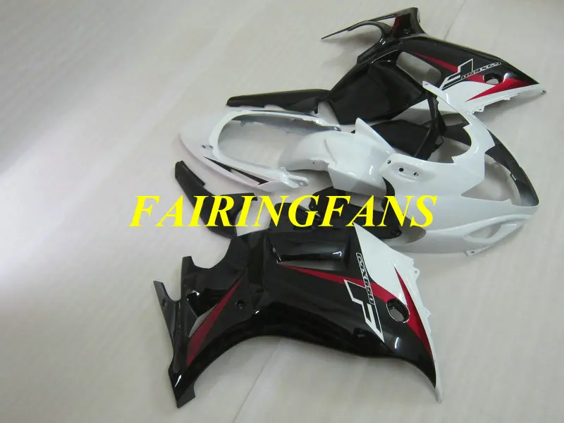 Мотоцикл обтекателя тела для SUZUKI GSX650F 08 09, 10, 11, 12, GSXF650 2008 2009 2010 черно белые Обтекатели Кузов+ подарки SK05