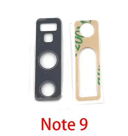 10 шт./лот, стекло для камеры samsung S8 S9 Plus S10e S10 5G Note 8 9 10, стекло для задней камеры, объектив с клейкой наклейкой - Цвет: Note 9