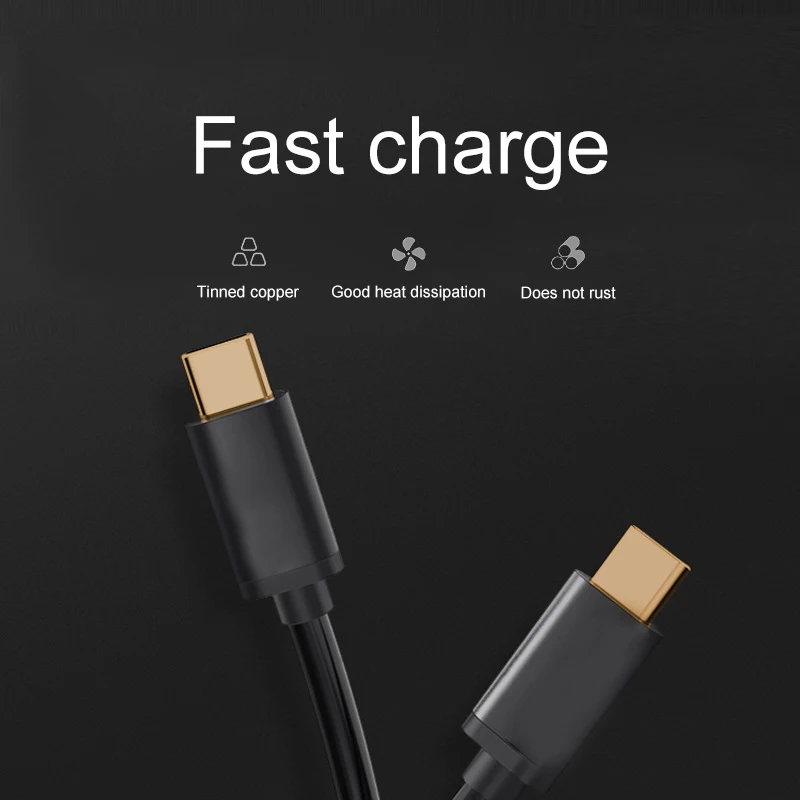 USB C к USB C type C кабель папа-папа 5А PD кабель для быстрой зарядки и передачи данных для MacBook Pro для samsung USB C шнур
