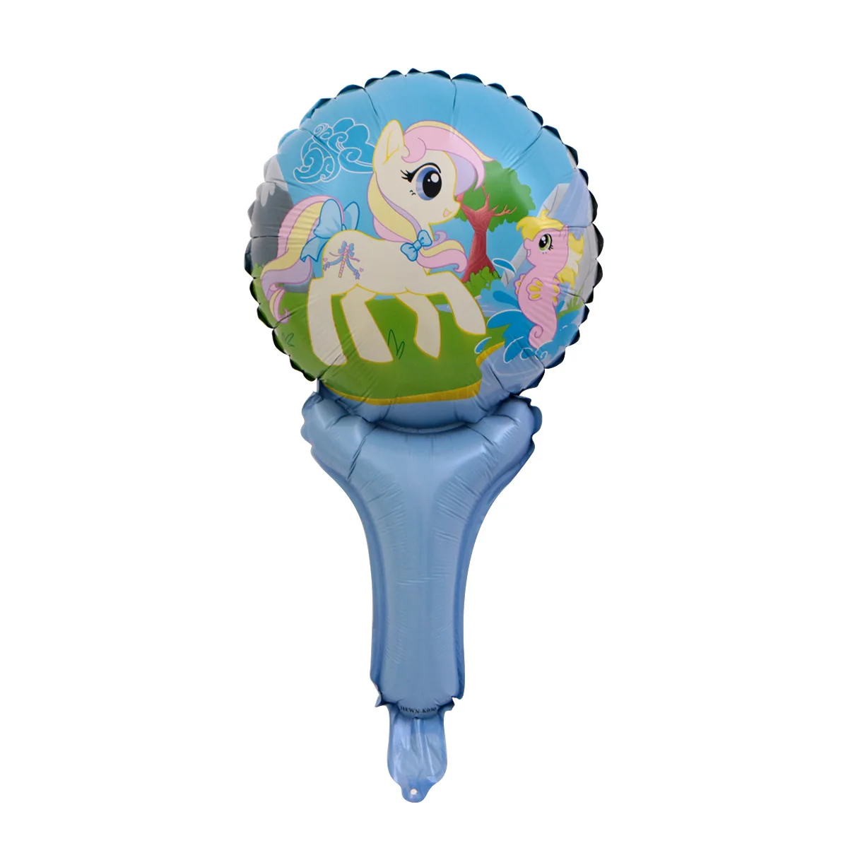 20pcs 9 Мультфильм ручной воздушный шар единорог мультфильм животное Дисней Ручка палка алюминиевый воздушный шар детский день игрушка воздушный шар - Цвет: 20pcs 9