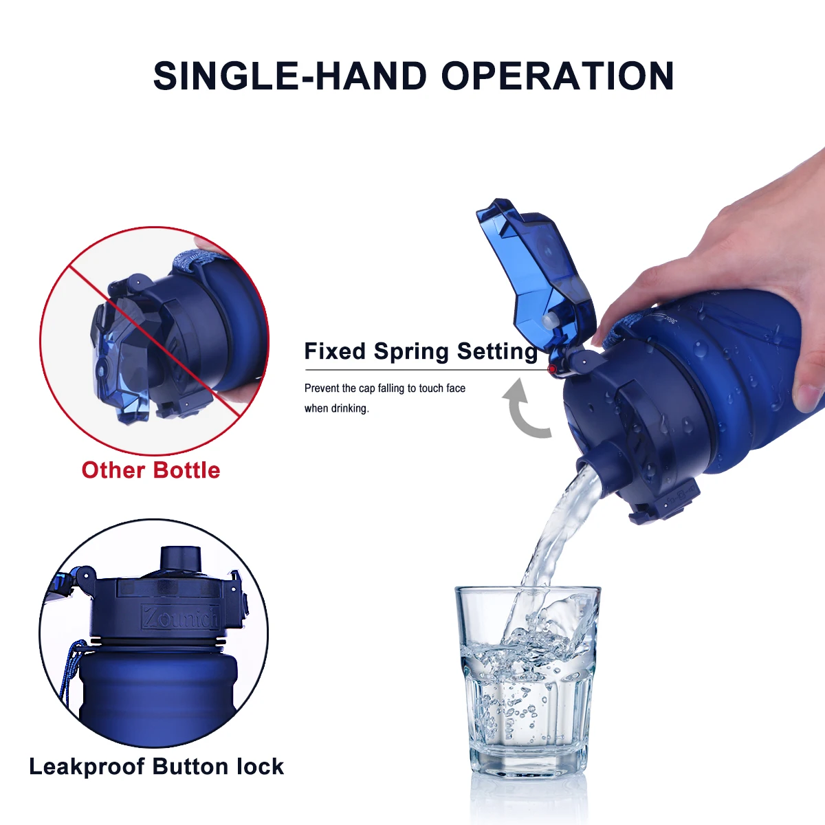 Couvercle De Rechange 1200 Ml – Étanche, Portable, Pour Tasse Extérieure Randonnée