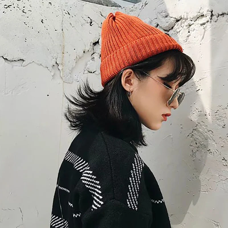Шапки бини, теплые эластичные регулируемые трикотажные шапки с манжетами, осенне-зимние спортивные головные уборы