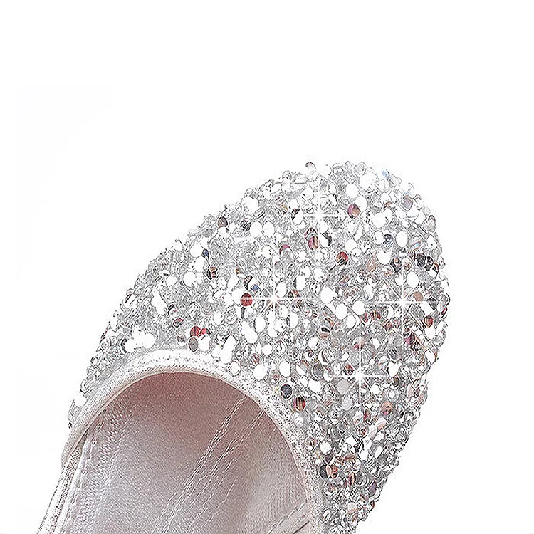 Kids Baby glitter shoes little girls chaussures prinsessen schoenen Bling Glitter Bowtie Sandals with high-heeled dress shoes