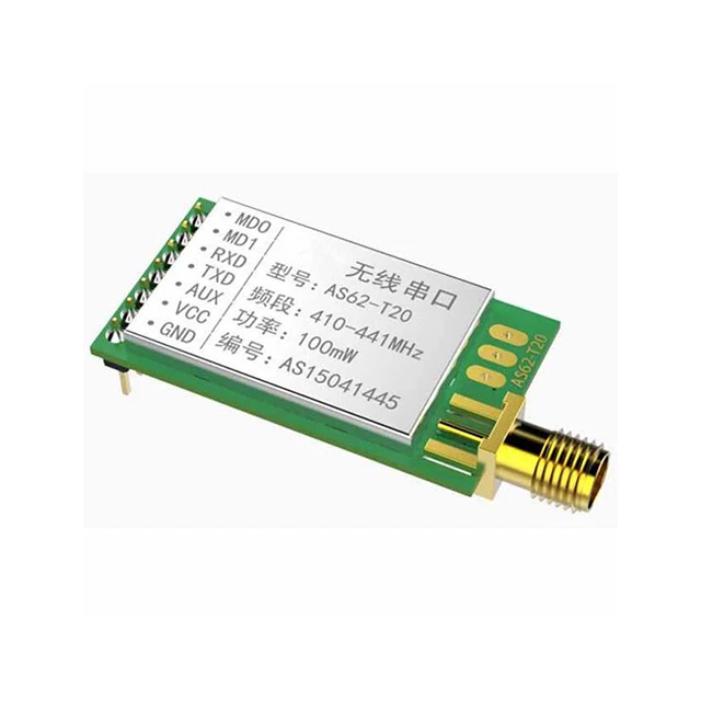 

A15-- AS62-T20 SX1278 / SX1276 433MHZ Wireless Module 433M Wireless Serial Port LORA Spread Spectrum 3000 m UART Interface