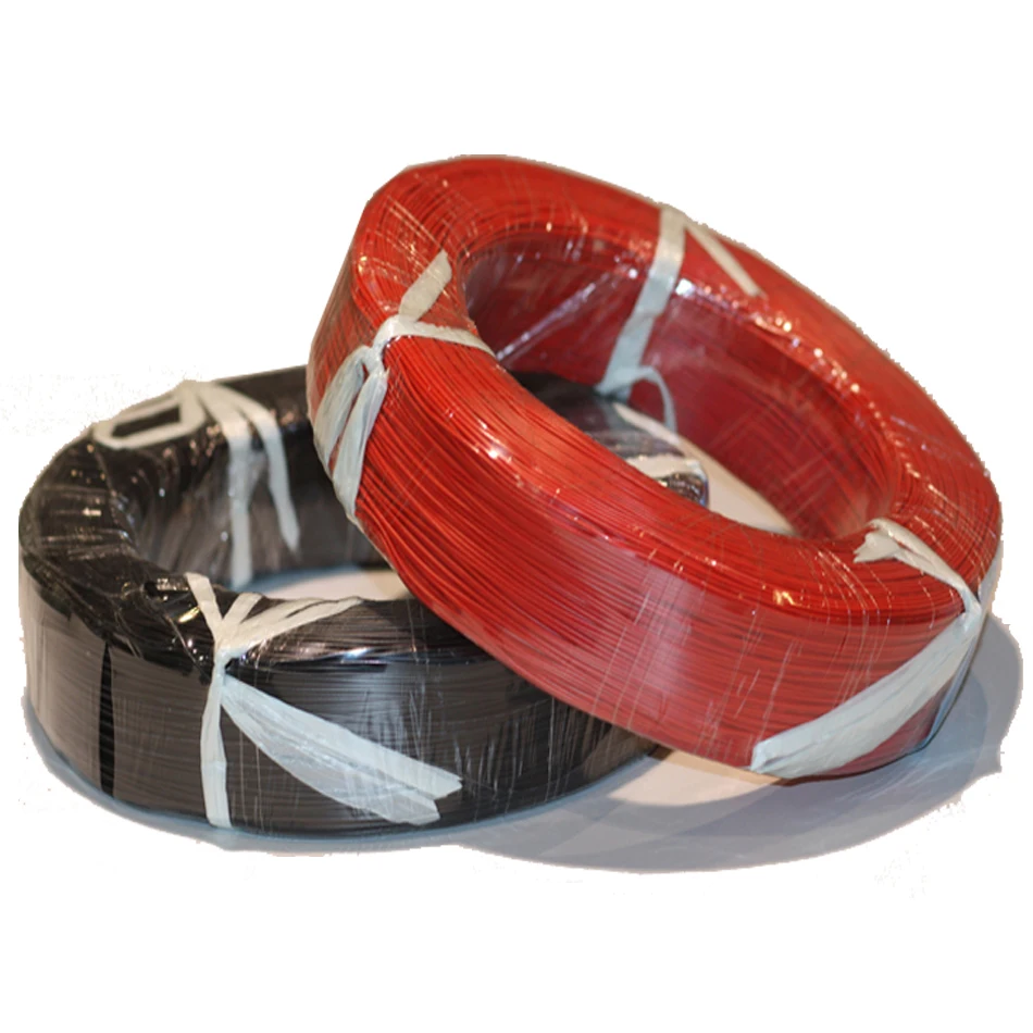 1/2/5/10/50Meters UL1015 Electronic Wires Stranded Wire Cable Cord 22AWG Black/Red Color | Обустройство дома