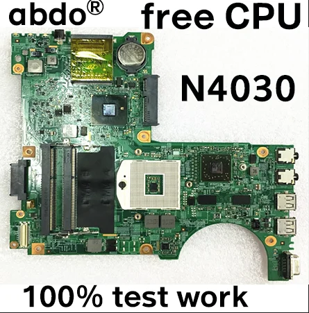 48.4EK01.011 материнская плата для ноутбука DELL N4030 0H38DX 03XMYG PGA989 HM57 DDR3 100%