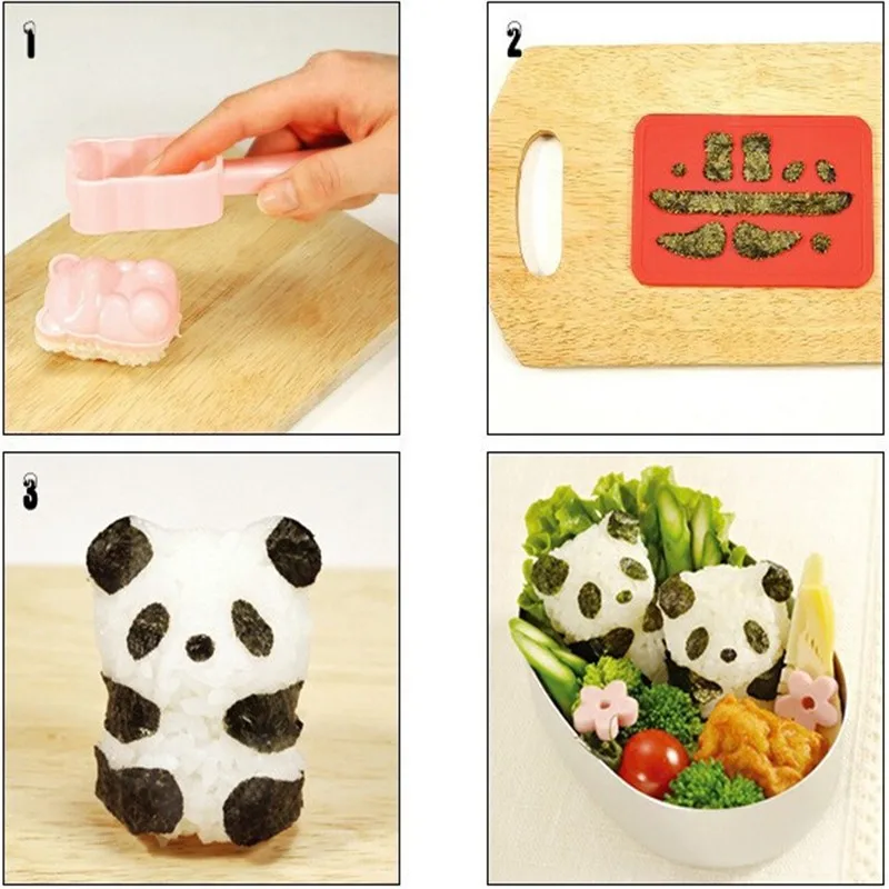 DIY Формочки для суши-производителей Bento форма для нори маленькая Pandan форма для рисовых шариков кухонные инструменты