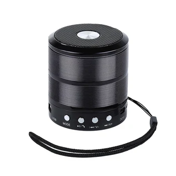 

wireless bluetooth speaker metal mini portable subwoof sound with Mic TF card FM radio AUX MP3 music play loudspeaker