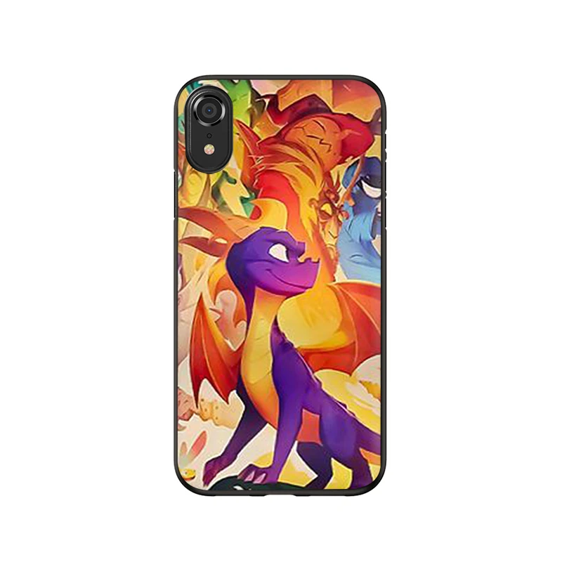 Мягкий силиконовый чехол Spyro The Dragon для телефона iPhone 5 5S SE 6 6s 7 8 Plus X XR XS 11 Pro Max - Цвет: B7