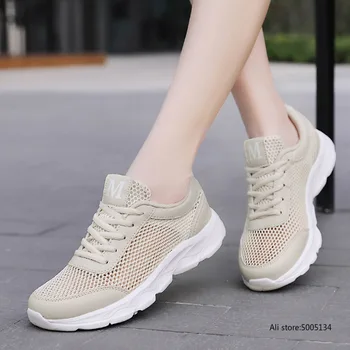 

2020 New Breathable Female Shoes Jogging Walking Women Sneakers Casual Shoes Woman Shoes Autumn Spring Shoes Woman Flats