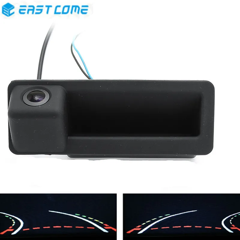 Trajectory Tracks Fisheye 1080p Trunk Handle Reverse Car Rear View