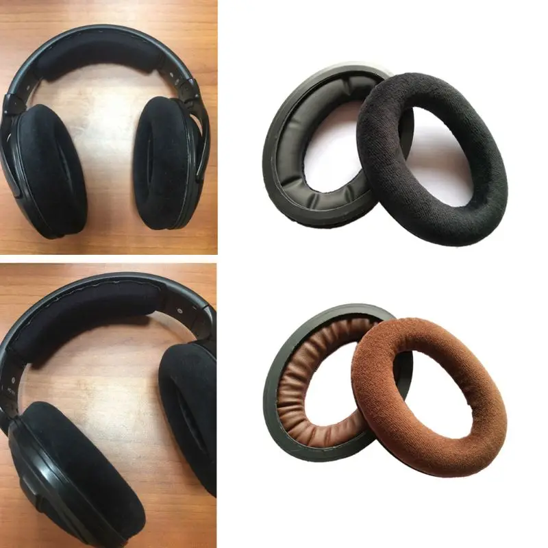 Бархатный велюровый наушник для наушников для Sennheiser HD515 HD555 HD595 PC360 H37B