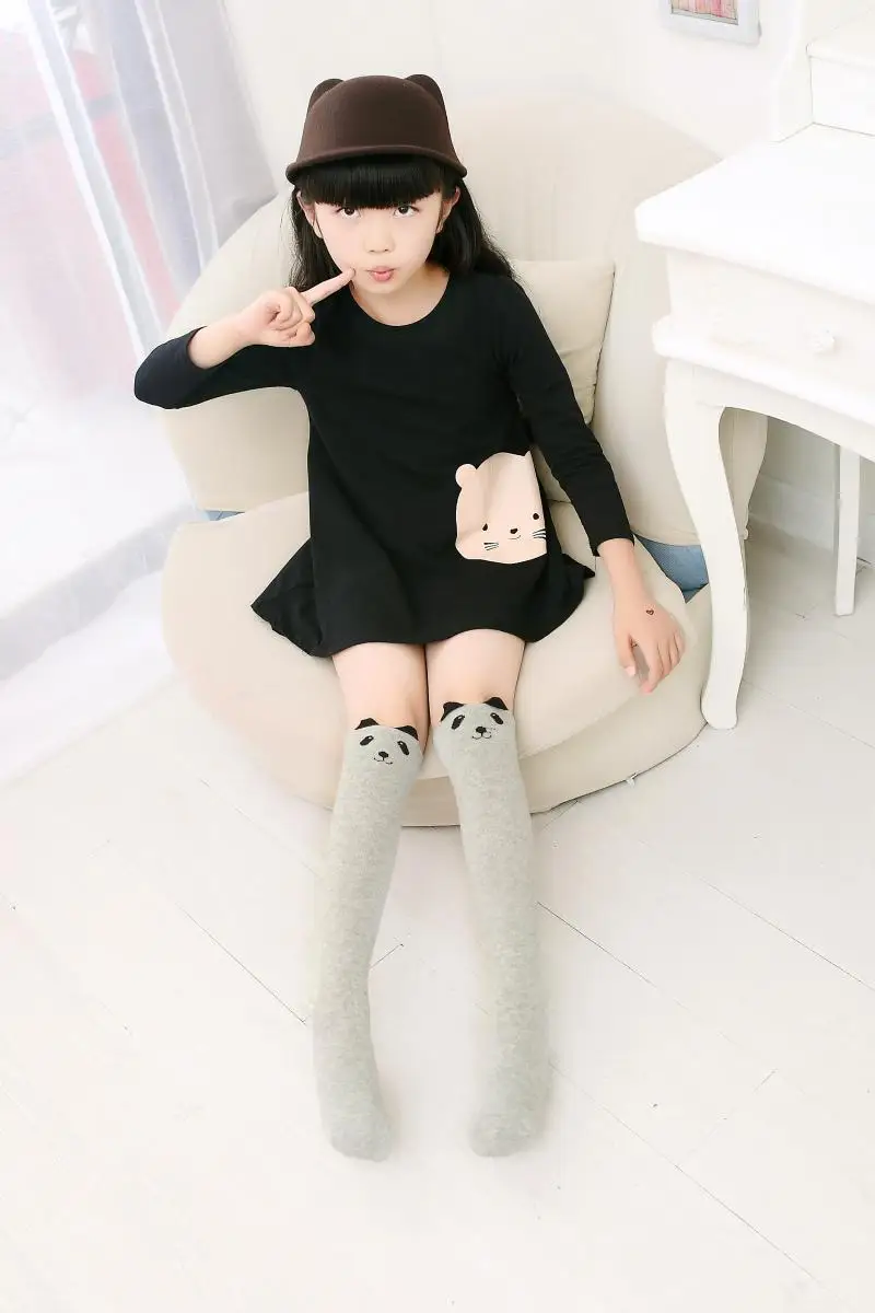 

Childrenswear-Korean-style Cute Girls Crew Socks ban tui wa Children Spring And Autumn Hose Cotton Socks Tube Socks Thigh High S