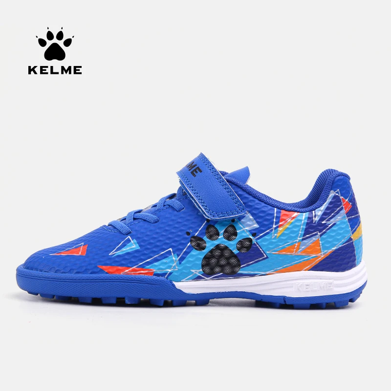 KELME-zapatos De Fútbol Para Niños, Tacos De Fútbol Auténticos TF, Botas De Fútbol Para Niños, Entrenamiento De Partido, Zapatillas Transpirables Para Exterior Para Niñas ZX90113052