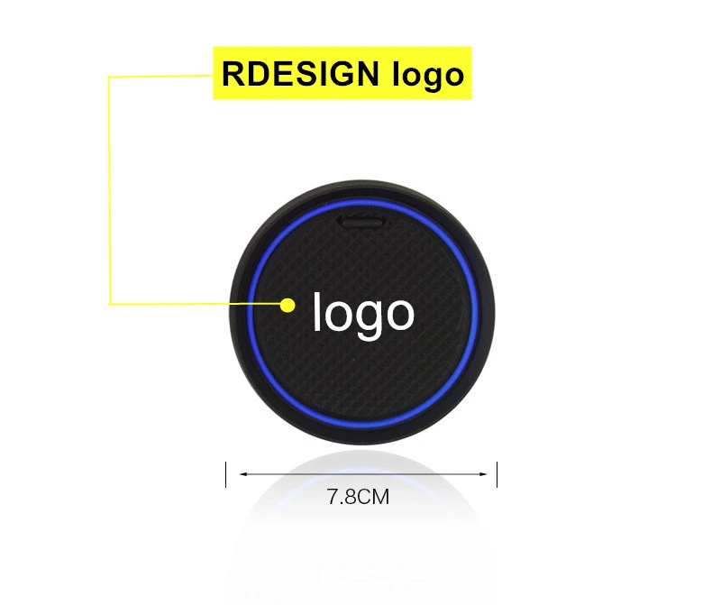 2 шт. силиконовых кейсов RDESIGN автомобиля подставки под чашки коврики-держатели для Volvo XC60 XC90 V70 S60 S80 S40 XC70 V50 V40 C30 стайлинга автомобилей