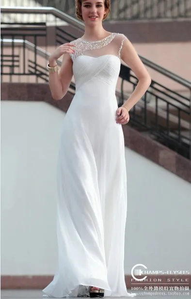 Новая мода, vestidos de festa, Повседневное платье, белые длинные элегантные вечерние кружевные вечерние платья для невесты