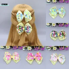 

wholesale new ribbon women's hair clips for girls silk hairpins cute ladies Barrettes hanfu hair accessory C01-1