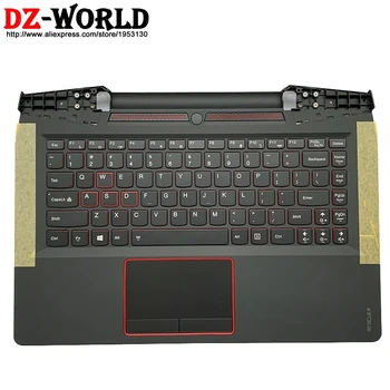 

New/Orig Shell Palmrest Upper Case With US English Backlit Keyboard Touchpad for Lenovo Rescuer-14ISK Laptop C Cover 5CB0K81478