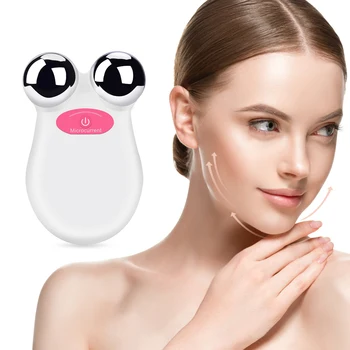 

Mini Microcurrent Face Lift Machine For Face Massage Microcurrent Roller Massage Skin Tightening Wrinkle Removal Beauty Massager
