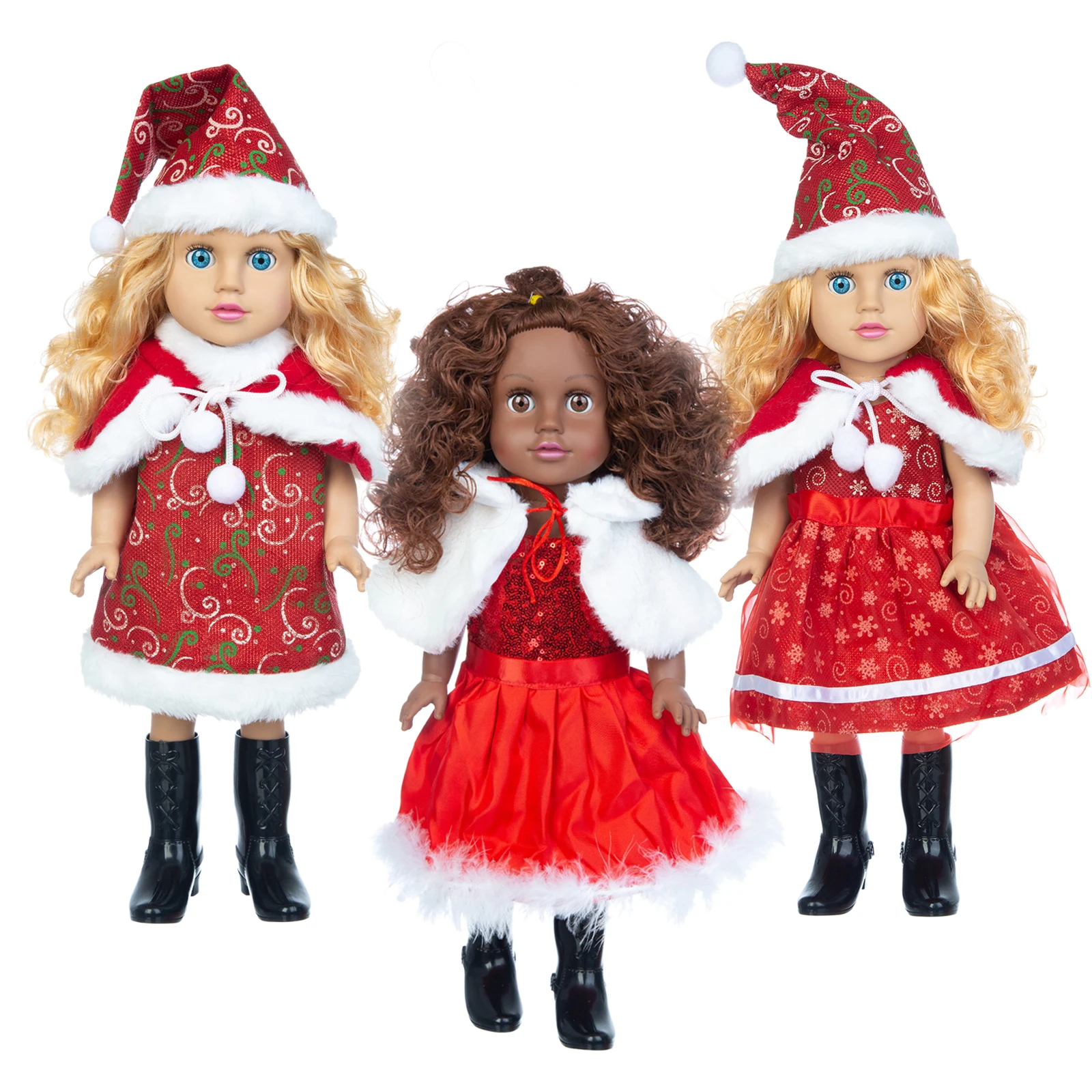 2020 New 19Inch Christmas Girl Doll Children Girls Toy Mini Cute Explosive hairstyle Doll Children Girls
