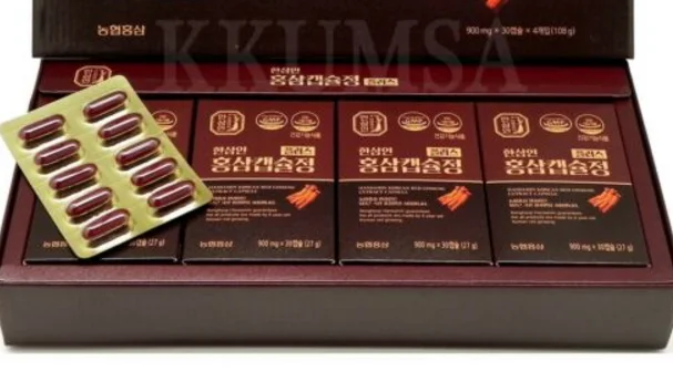

6 years Korean red ginseng extract 108g (900mg x 120 capsules) without paper case
