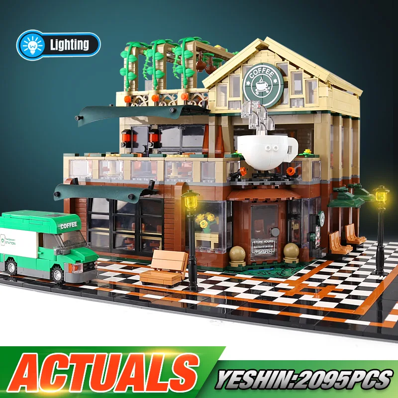 15002 уличные строительные игрушки светодиодное освещение совместимо с 10182