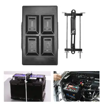 

Adjustable Car Battery Tray Hold Down Clamp Bracket For Automotic Car Battery Fixing Bracket Large Tray +19CM Bracket